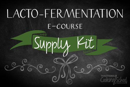 Lacto-Fermentation eCourse - Full Kit with Bottles
